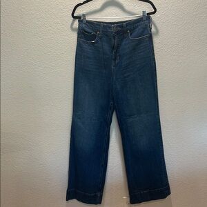 J.Crew Wide Leg Triuser- Classic Blue Women's Jeans, size 29